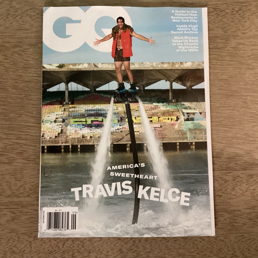 GQ Magazine September 2025 featuring Travis Kelce